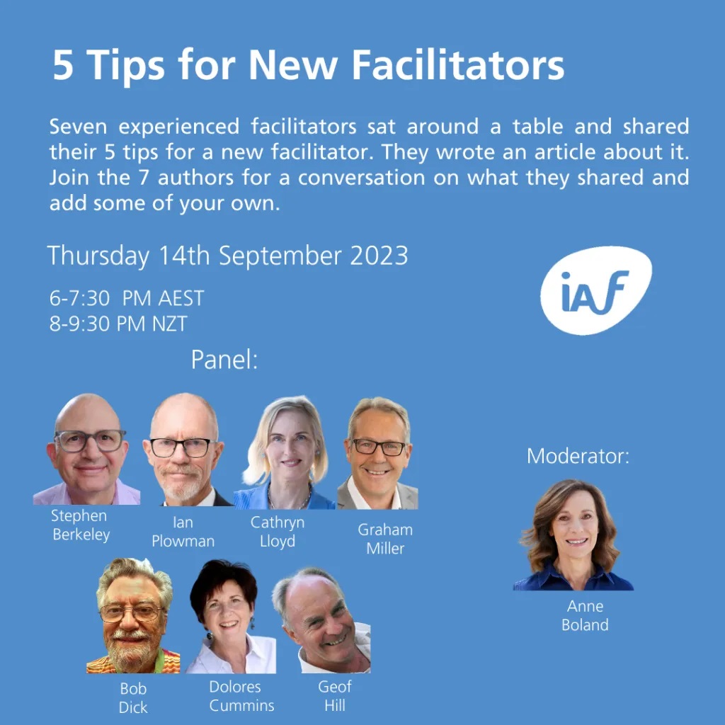 Facilitation Week Panel Discussion – 5 Tips for New Facilitators